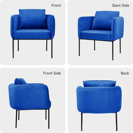 Modern Accent Chair with Soft Back Sofa Chair