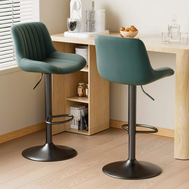 2-Piece Bar Stool Set For Kitchen