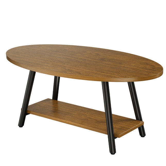 Oval Nesting Coffee Table Set