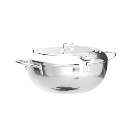 11 Inch 304 Stainless Steel Deep Fryer Pot with Temperature Control