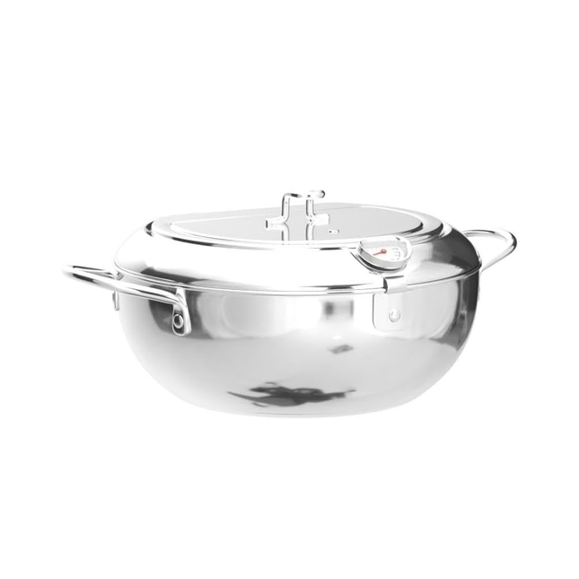 11 Inch 304 Stainless Steel Deep Fryer Pot with Temperature Control