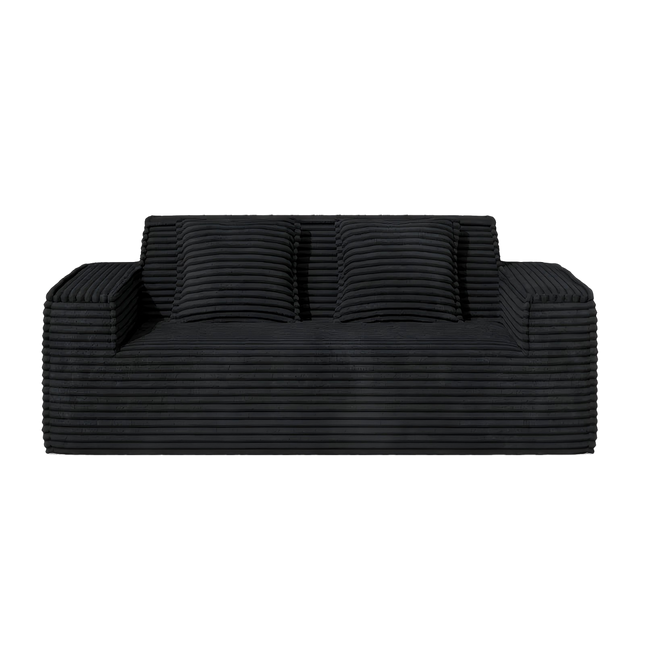 75" Corduroy Loveseat Sofa