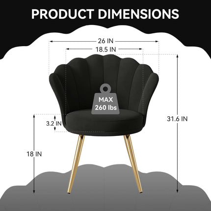 Velvet Accent Chair