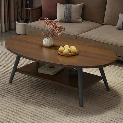 Oval Nesting Coffee Table Set