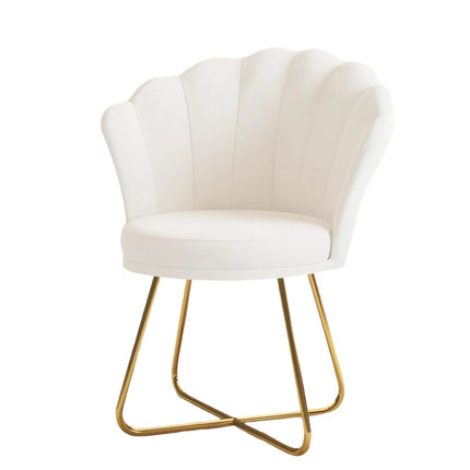 Modern Petal Backrest Accent Chair