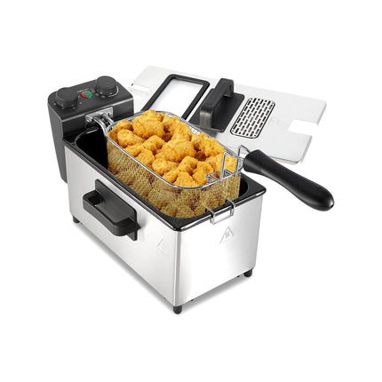 5L Deep Fryer with Basket Time & Temperature Control