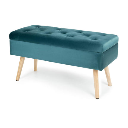 Shoe Bench with Cushion and Storage Function