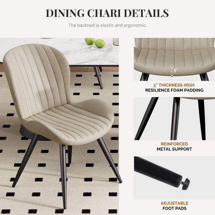 Modern Dining Chairs Set of 2