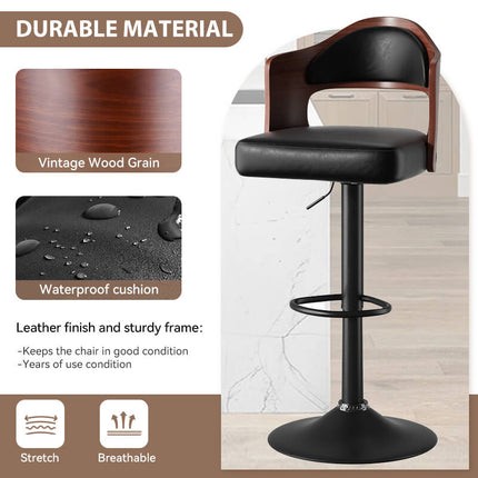 Swivel Bar Stool Set Of 2
