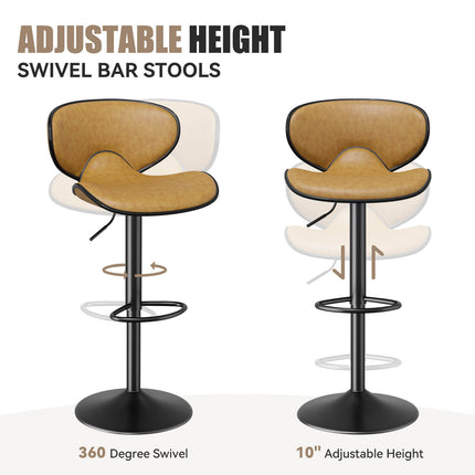 Bar Stools Set of 2 for Kitchen Counter