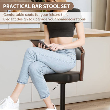 Swivel Bar Stool Set Of 2