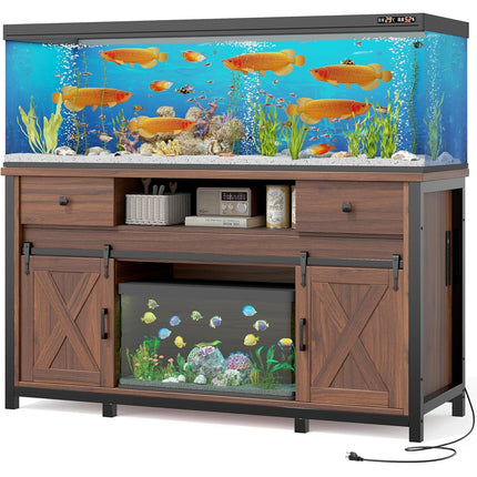 75-120 Gallon Fish Tank Stand with Power Outlet