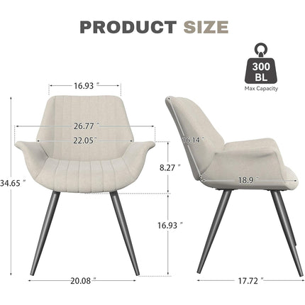 Kitchen Upholstered Dining Chairs Set of 6