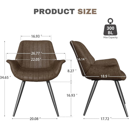 Kitchen Upholstered Dining Chairs Set of 6