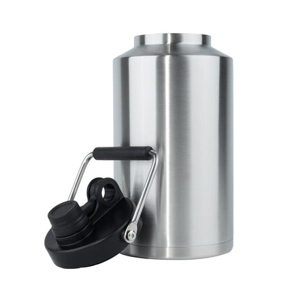 128oz Stainless Steel Insulated Gallon Water Bottle Leak-Proof Sweat-Free