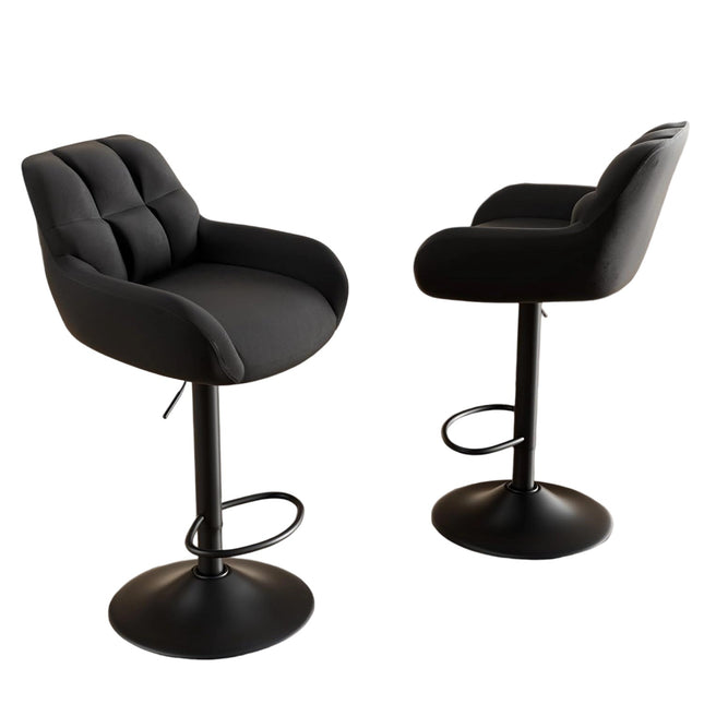 Swivel Height Adjustable Bar Stools Set of 2