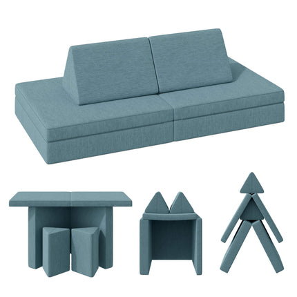 Kids Play Modular Couch Versatile Great for Imaginative Forts