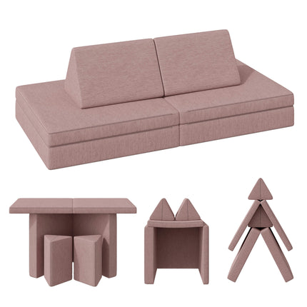 Kids Play Modular Couch Versatile Great for Imaginative Forts