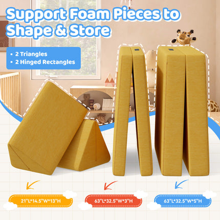 Kids Play Modular Couch Versatile Great for Imaginative Forts