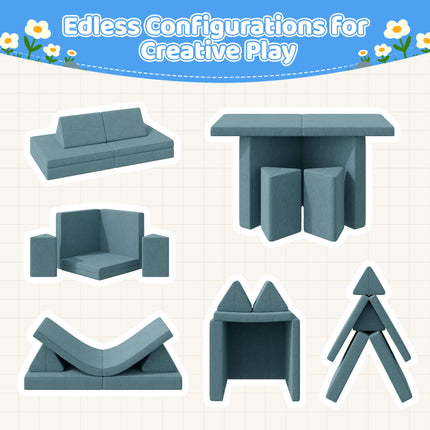 Kids Play Modular Couch Versatile Great for Imaginative Forts