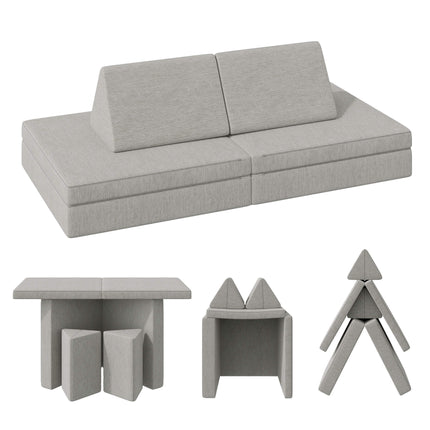 Kids Play Modular Couch Versatile Great for Imaginative Forts