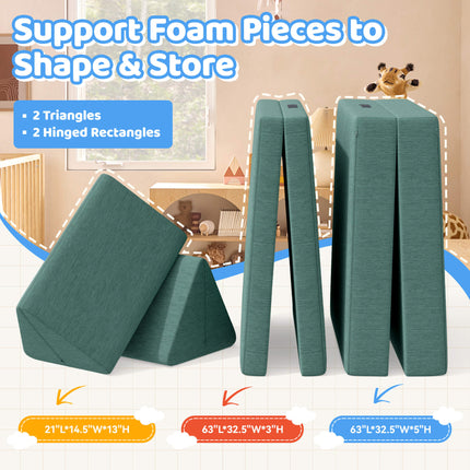 Kids Play Modular Couch Versatile Great for Imaginative Forts