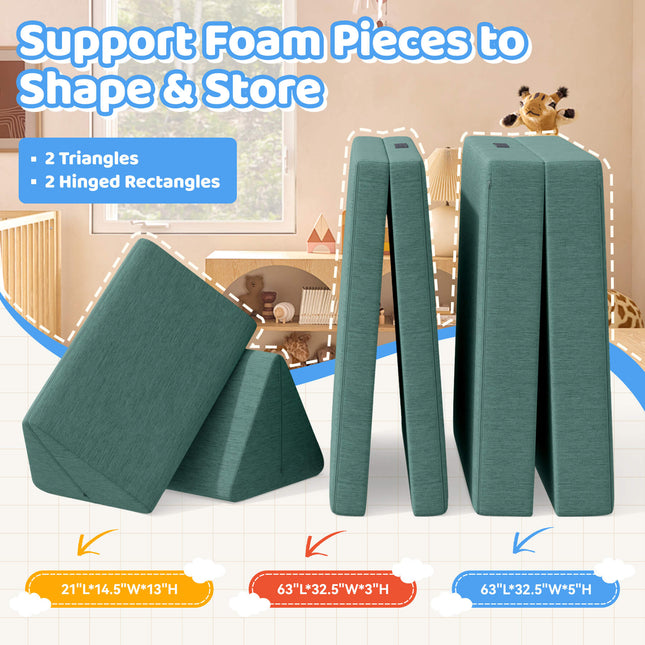 Kids Play Modular Couch Versatile Great for Imaginative Forts