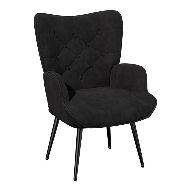 Mid Century Modern Velvet Accent Chair