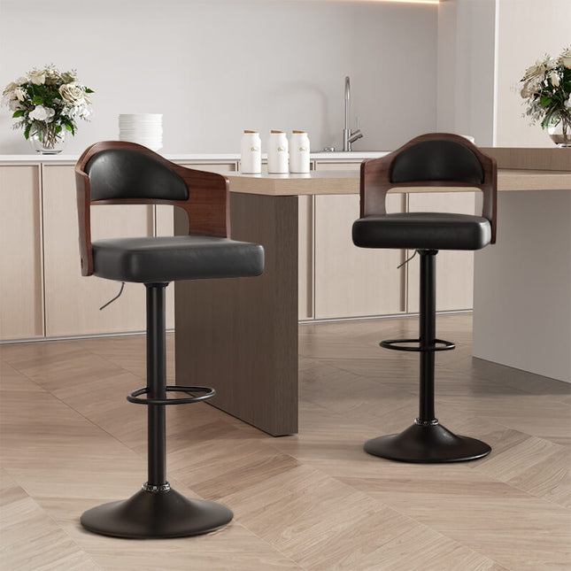 Swivel Bar Stool Set Of 2