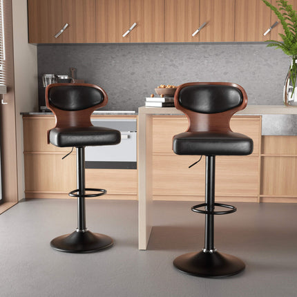 Adjustable Bar Stools Set of 2