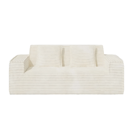 75" Corduroy Loveseat Sofa